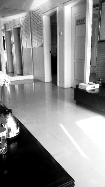 关着门的总经理室内，一名女孩正在面试