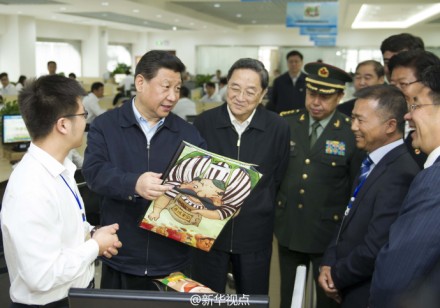 习近平赞扬网上形象代言人“果叔”：这挺好玩的