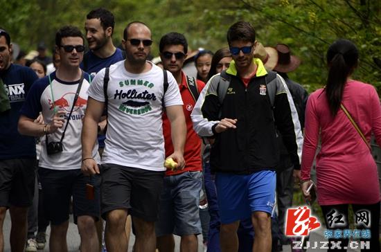 境外客钟情张家界(吴勇兵摄)