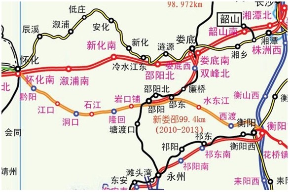 怀邵衡铁路初步设计获批 计划6月底开工建设