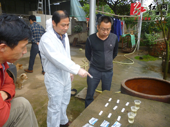 岳塘区开展“瘦肉精”抽检排查行动 检查结果全部合格