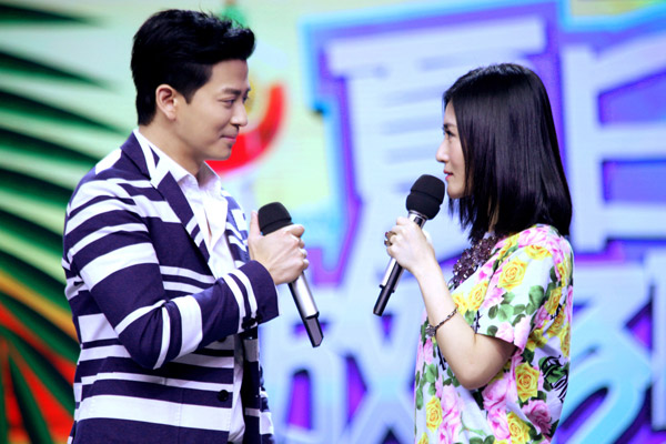 陈晓东谢娜深情对视