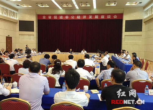 湖南省促进非公经济发展座谈会在长沙召开。
