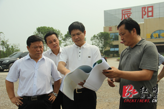 辰溪县委书记杨一中督导全县重点项目建设