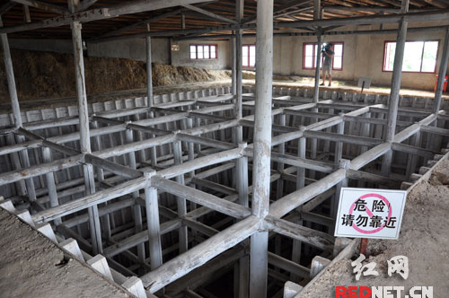 湖南长沙国王后“渔阳”墓墓坑