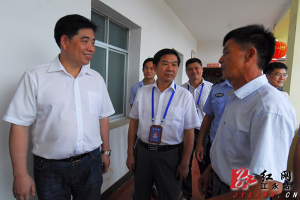 唐湘林调研江永城乡社会治安防控体系建设(图