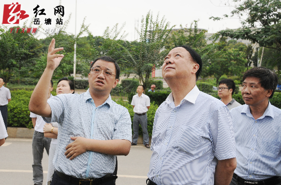 省督导组看好岳塘区省重大项目未来发展