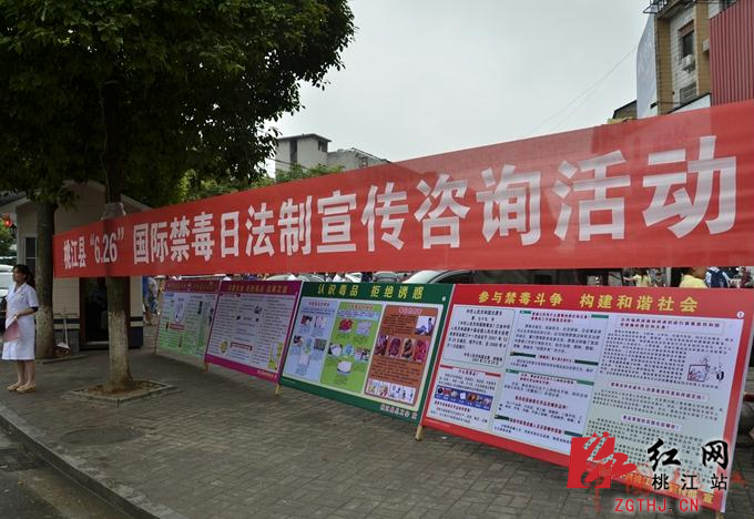桃江县举行国际禁毒日系列宣传活动