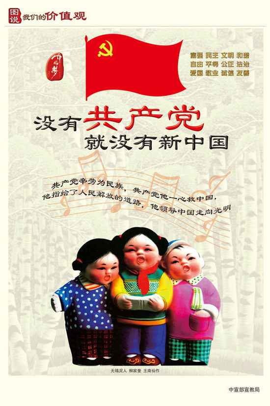 图说我们的价值观：没有共产党就没有新中国
