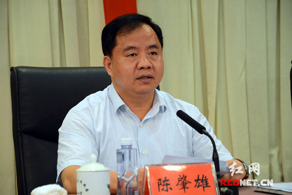 湖南省委常委、常务副省长陈肇雄强调，要认真扎实开展专项清理整治。