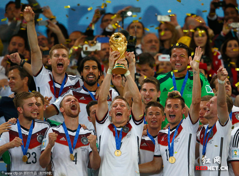 德国加时进球绝杀阿根廷 第四次夺世界杯(组图