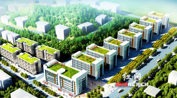 新芦淞玉城服饰(白关)产业园项目一期效果图