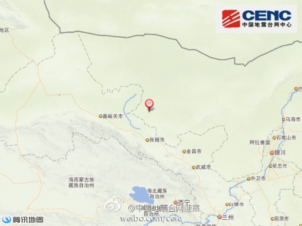 内蒙古阿拉善右旗发生3.4级地震震源深度5千米