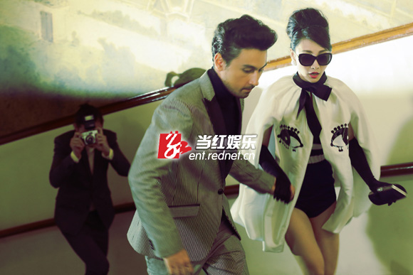 柳岩与混血帅哥“为爱逃亡”