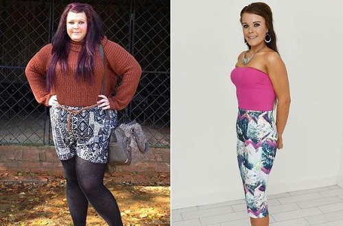 皮科克减肥前后对比