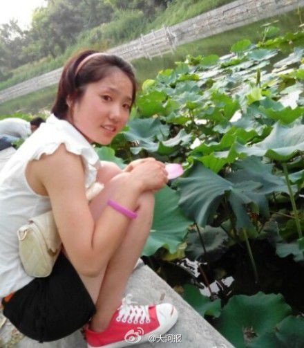 图为失联的女大学生张琳琳