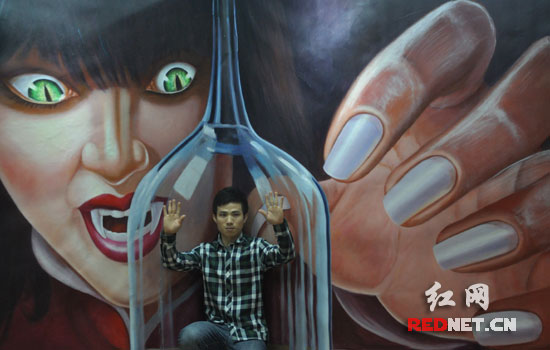 梦幻艺术展亮相长沙，这是小朋友的最爱。