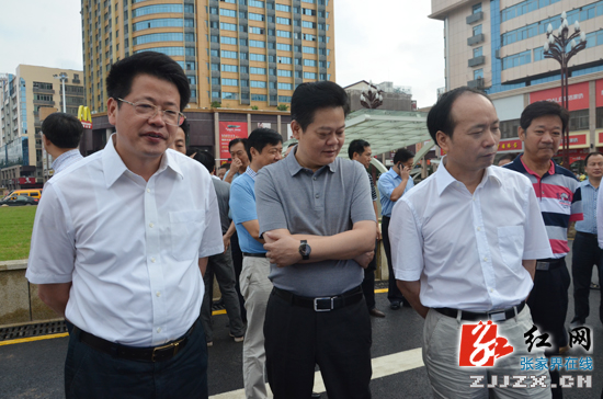 市委书记杨光荣率领张家界市党政考察团赴常德市学习考察,市委副书记