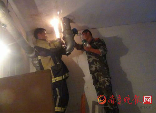 现场照片。 齐鲁晚报记者高祥摄