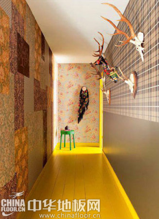 色彩玩出味 独特色彩木地板妆点靓丽房间