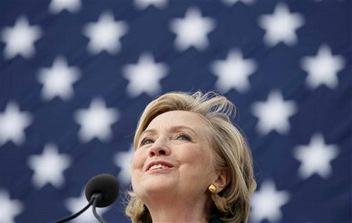 希拉里即将当外婆激动难掩参选总统之心（图）