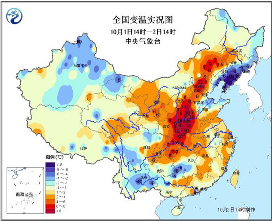 中国北方3日再迎降雨华北黄淮等地将现雾和霾