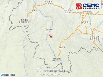 云南省普洱市景谷县附近发生6.6级左右地震