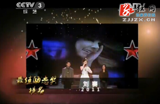 《星光大道》十周年颁奖盛典：刘赛获最佳励志奖（图）