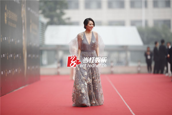 章子怡连任传媒大奖大使红毯