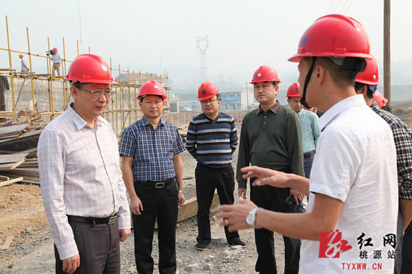 桃源县委书记龚德汉深入陬市、漆河督导项目和