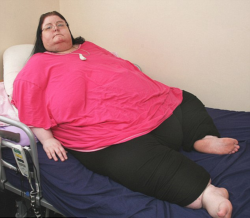 英国最胖女人死于心脏病 重508斤6年未出门(高清组图)