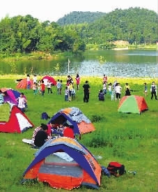 长沙慧润国际露营基地 林欢摄