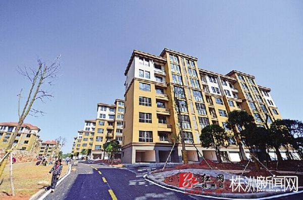 金色沙堤安置小区（易翔 摄）