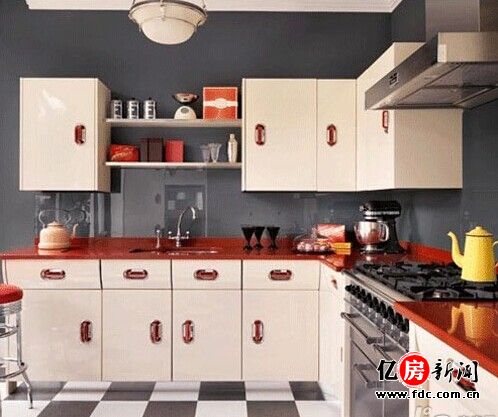 狭长形厨房绝佳选择 9种L型橱柜设计