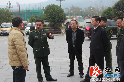 省政府副秘书长虢正贵督查武陵源景区冬季消防工作