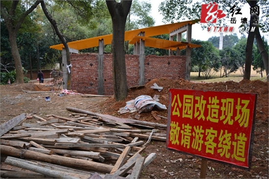 菊花塘公园提质改造稳步推进 年底将“还绿于民”