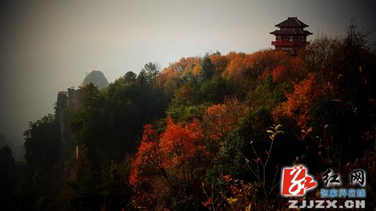 武陵源核心风景区初冬美景醉游客