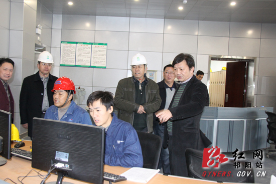 祁阳县委书记魏湘江调研企业生产经营状况