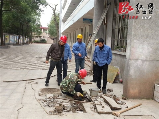 政府出资动能施工 为湘机小学解决用电难题