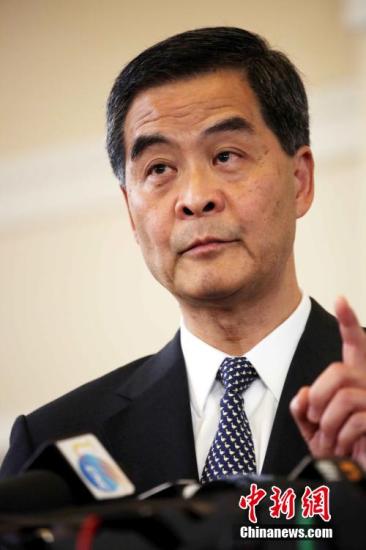 香港特区行政长官梁振英(资料图)
