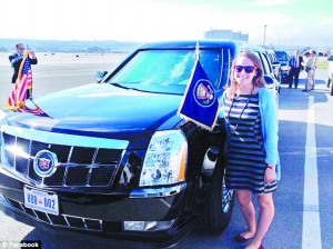 菜鸟司机玩自拍发博客奥巴马车队安全隐患多（图）