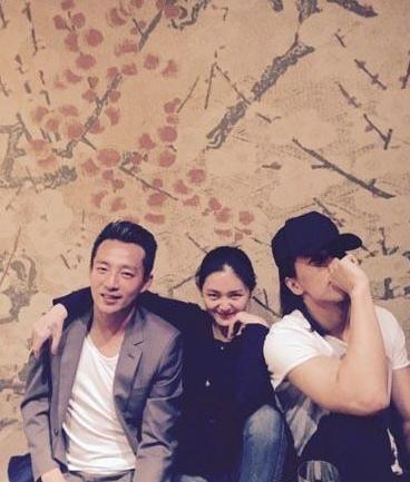 汪小菲晒与大S言承旭合影