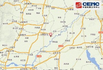 河南省濮阳市范县发生3.9级地震