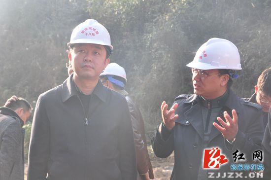 刘卫兵调研黔张常铁路(桑植段)桑植隧道建设