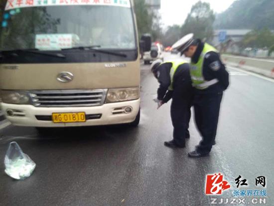 交警全员上路除冰保畅 武陵源冰冻风景更迷人（图）