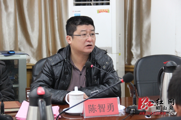 区党工委委员,管委会副主任,区春运领导小组组长陈智勇讲话.
