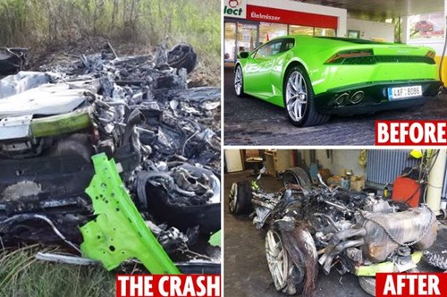 豪车就是“豪”跑车变废铁后售价仍需4000英镑