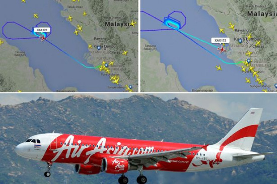 亚航一客机因故障折返为减重盘旋数小时后降落