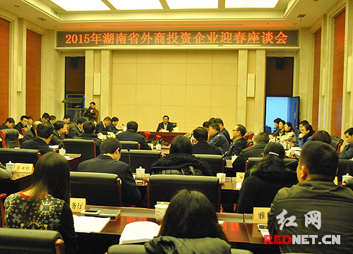湖南2015年外商投资企业迎春座谈会在长沙举行