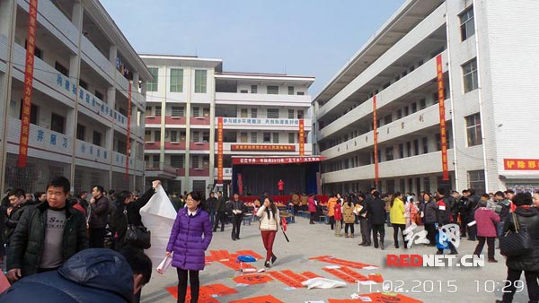 “送法下乡”活动现场